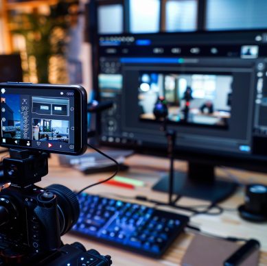 una-camara-esta-siendo-utilizada-para-capturar-una-camara-de-video